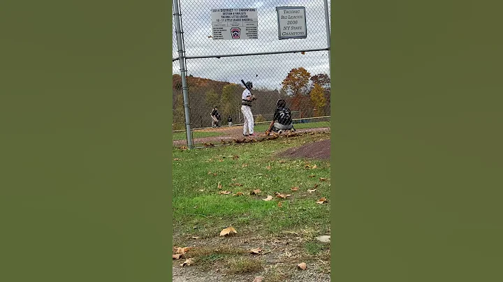 Home run against Bombers Baseball 10/24/20