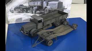 Part two Building the Das Werke Faun L900 with trailer including painting and weathering