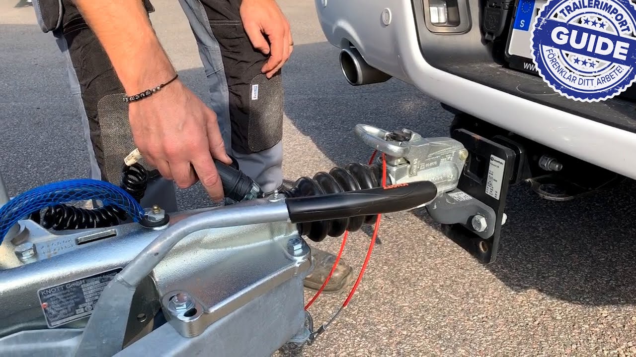 Hur kopplar man av ett släp? • Guide, steg-för-steg • Trailerimport