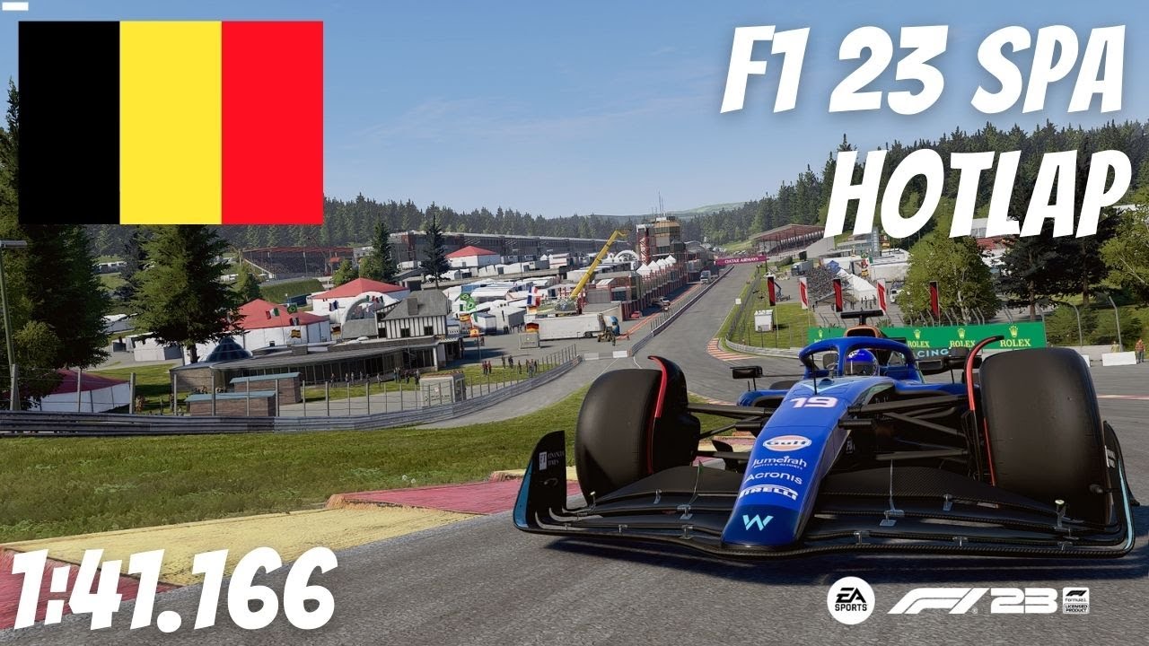 F1 23 Belgium (Spa) Hotlap + Setup 141.166 YouTube