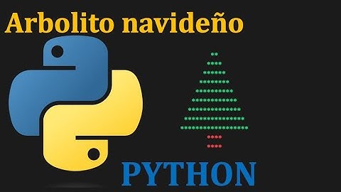 Arbolito navideño en Python