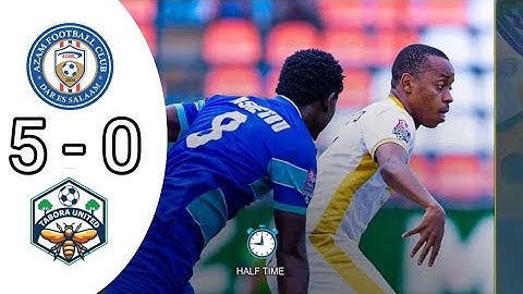 Azam FC Vs Tabora United (5-0), Magoli Yote Ya Azam Leo Dhidi ya Tabora United | NBC Premier League