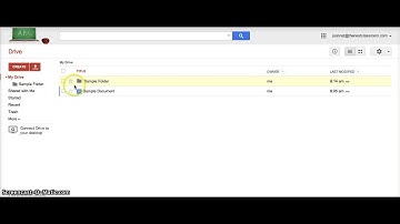 Creating a New Folder in Google Drive