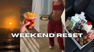 FULL RESET: digestion smoothie, self care routine, healthy grocery shopping