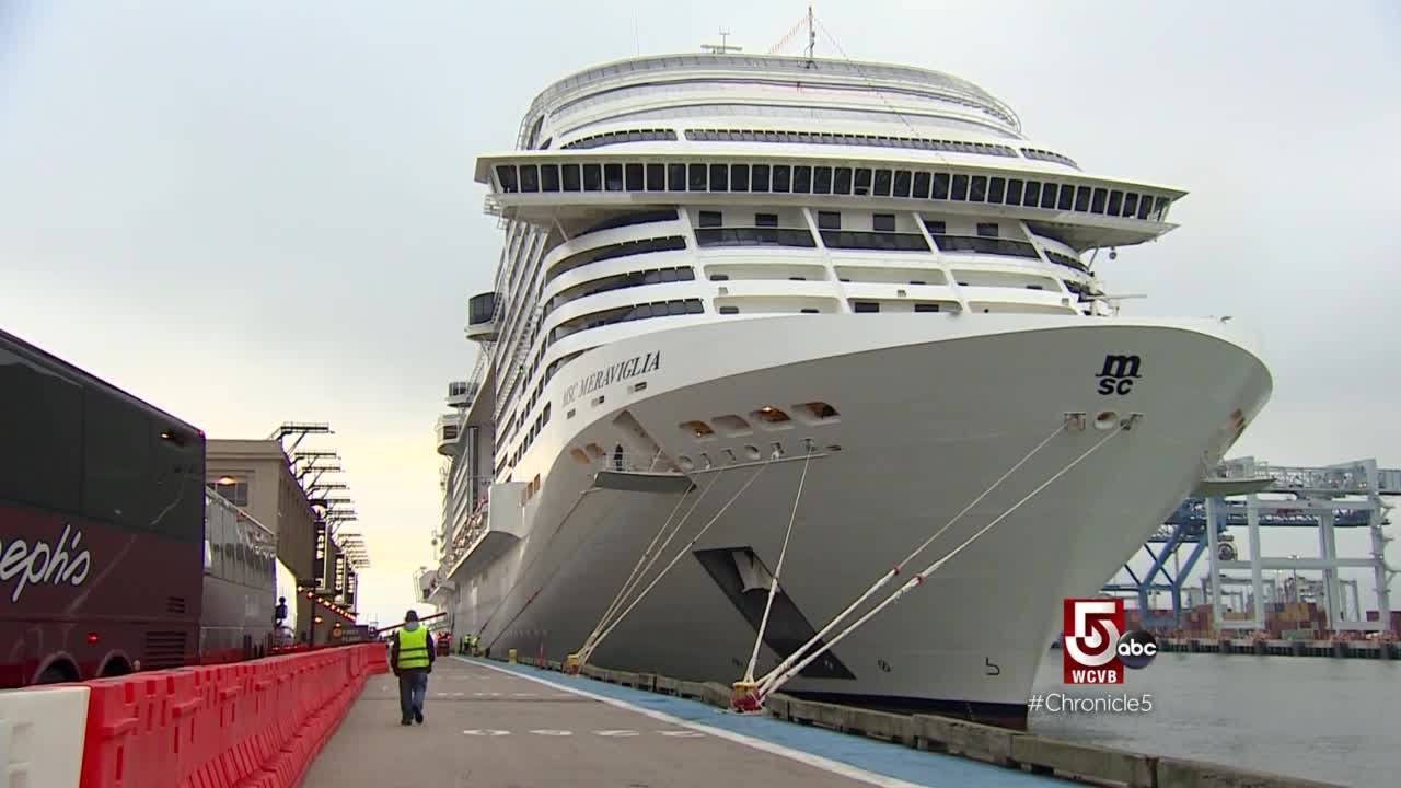 cruise ship docking in boston