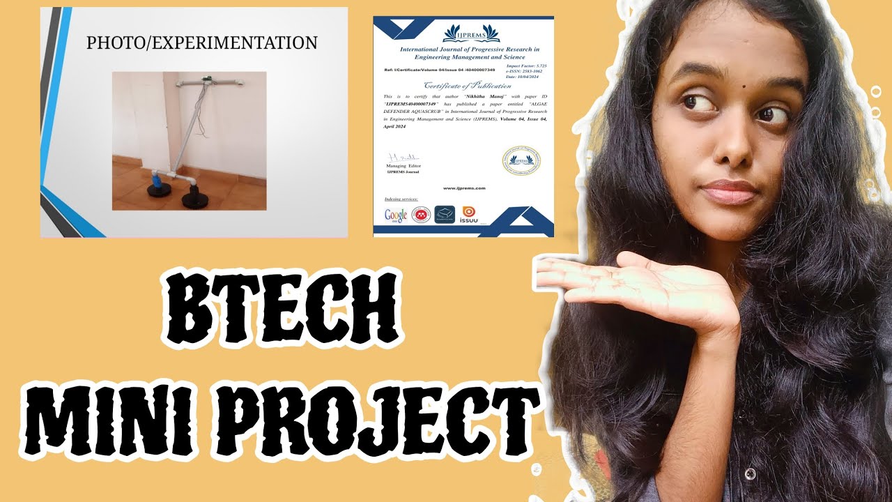 Btech Mini project(Full details)/Journal publication and ppt making ...