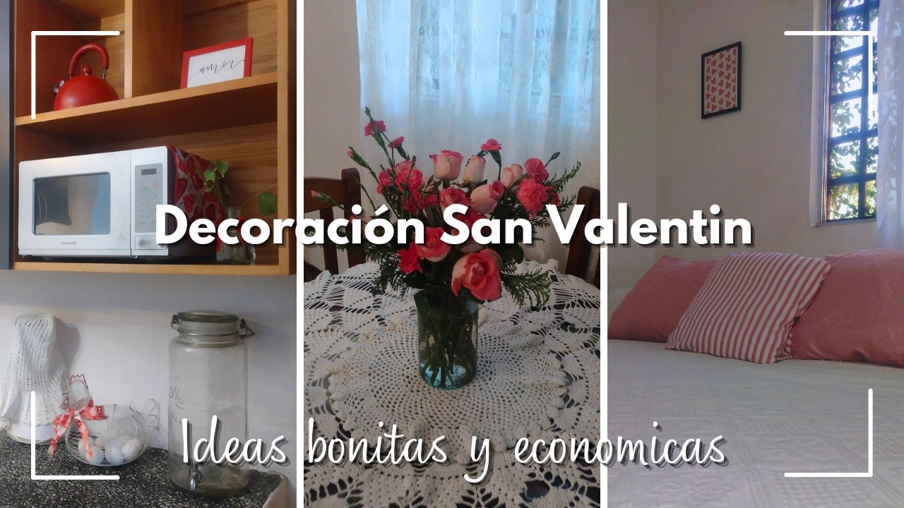 💗Decorando mi casa para San Valentín💖| Ideas sencillas y económicas 🌷
