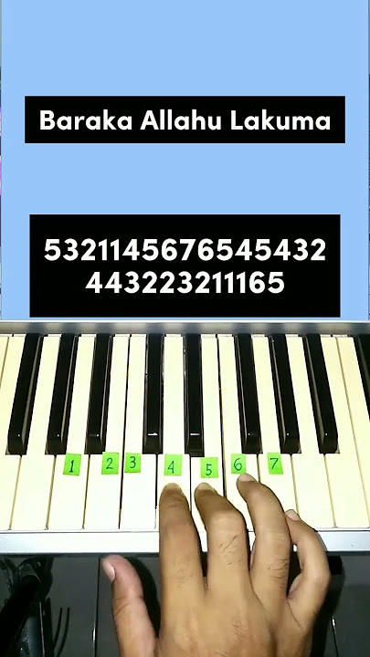 Baraka Allahu Lakuma - Maher Zain (Piano Tutorial) #tiktok #shorts #fyp #music