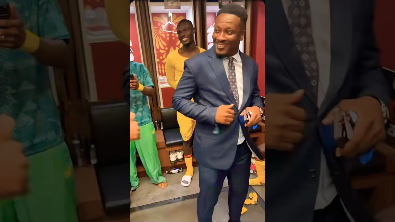 Asamoah Gyan displayed his dance in Ghana’s dressing room after their win against Panama
