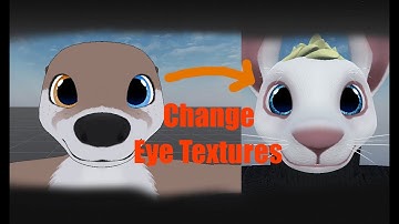 How to change your Avatar Eye Textures (VRChat / Unity Tutorial 2023)