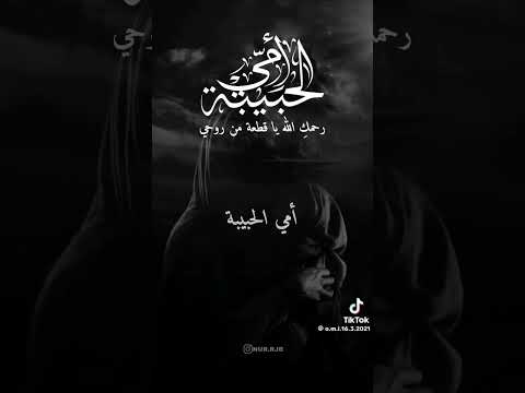 وحشتينى يا امى كان نفسي امسك في عمر آمي الله يرحمك ياروحى اللى جوايا