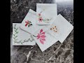 handpainting has really beautify little handkerchiefs #madewithlove || Amazing Kraft Surprises