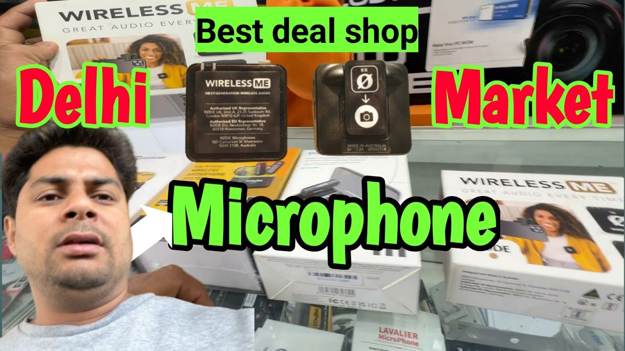 delhi mein mic 🎤 kahan se len || delhi mic shop || Rode wireless mic 