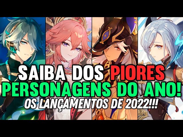 Genshin Impact  Confira todos os personagens que foram lançados até agora