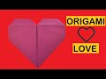 Origami heart  easy origami paper crafts