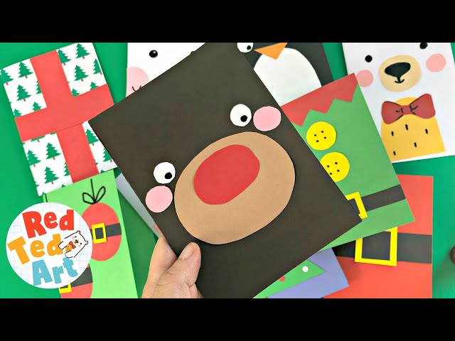 49+ Card Making Ideas for Kids - Red Ted Art - Easy Kids Crafts