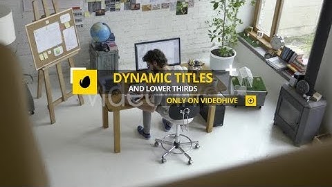 Dynamic Titles and Lower Thirds | After Effects Template | Elements
