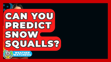 Can You Predict Snow Squalls? - Weather Watchdog