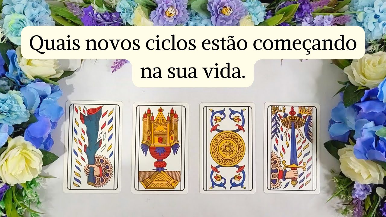 Quais novos ciclos estão começando na sua vida? #tarot