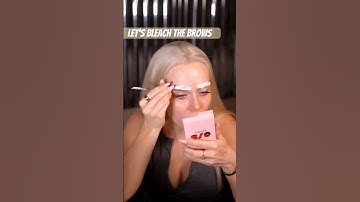 GRWM: Let’s bleach these eyebrows #grwm #makeup #bleach #brows #makeuptutorial #hair #beauty