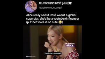 What if Rosé wasnt a part of BLACKPINK #SHORTS