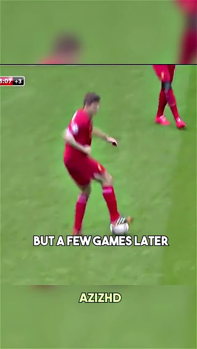 STEVEN GERRARD SLIP 😥 #shorts