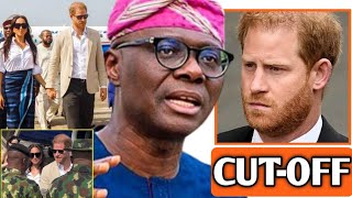 CUT OFF! Governor Of Lagos Sends Harry Furious As He Restricts Meghan From Military Meeting With Him