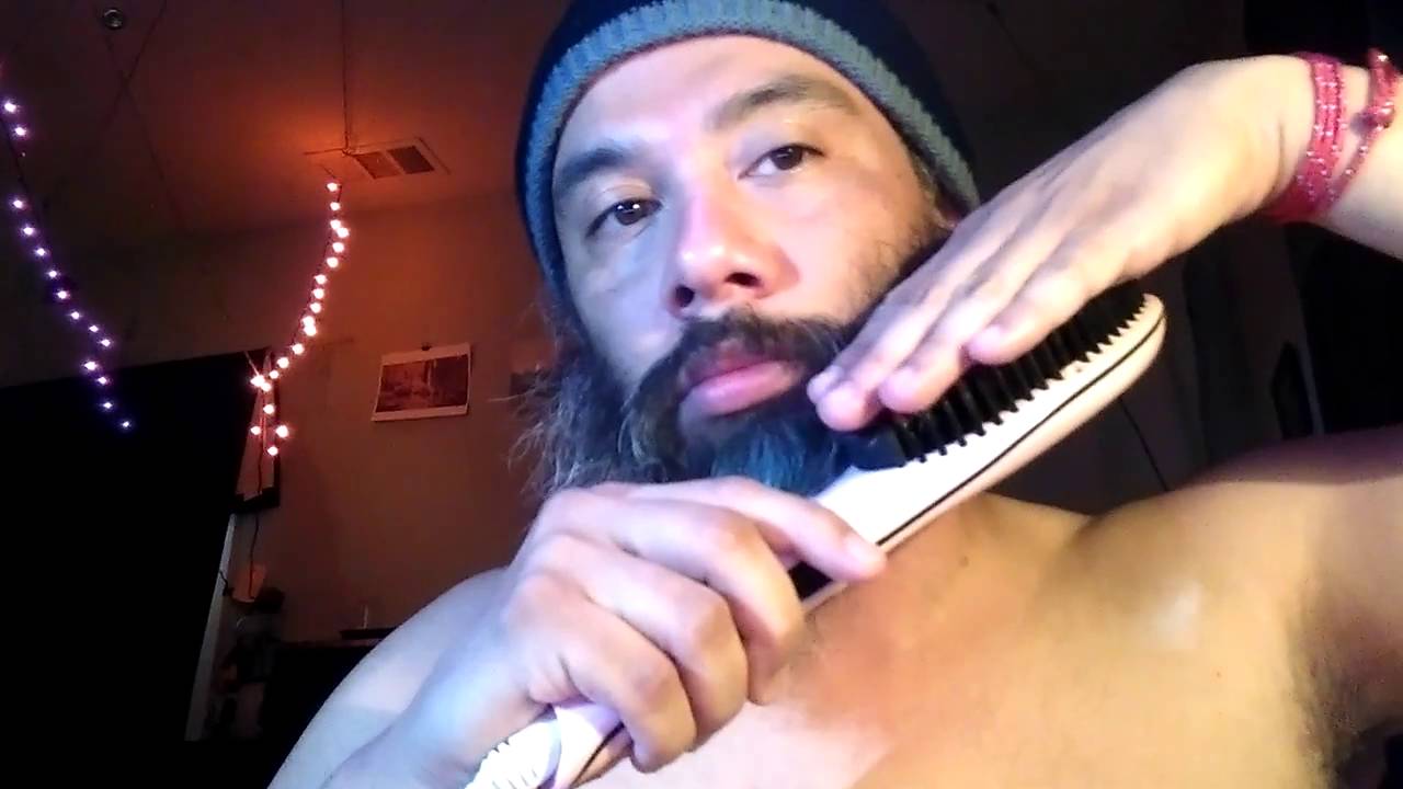 Fast Hair Straightener выпрямляет даже бороду!