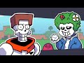 Sans eats bone meal  undertale x minecraft animation