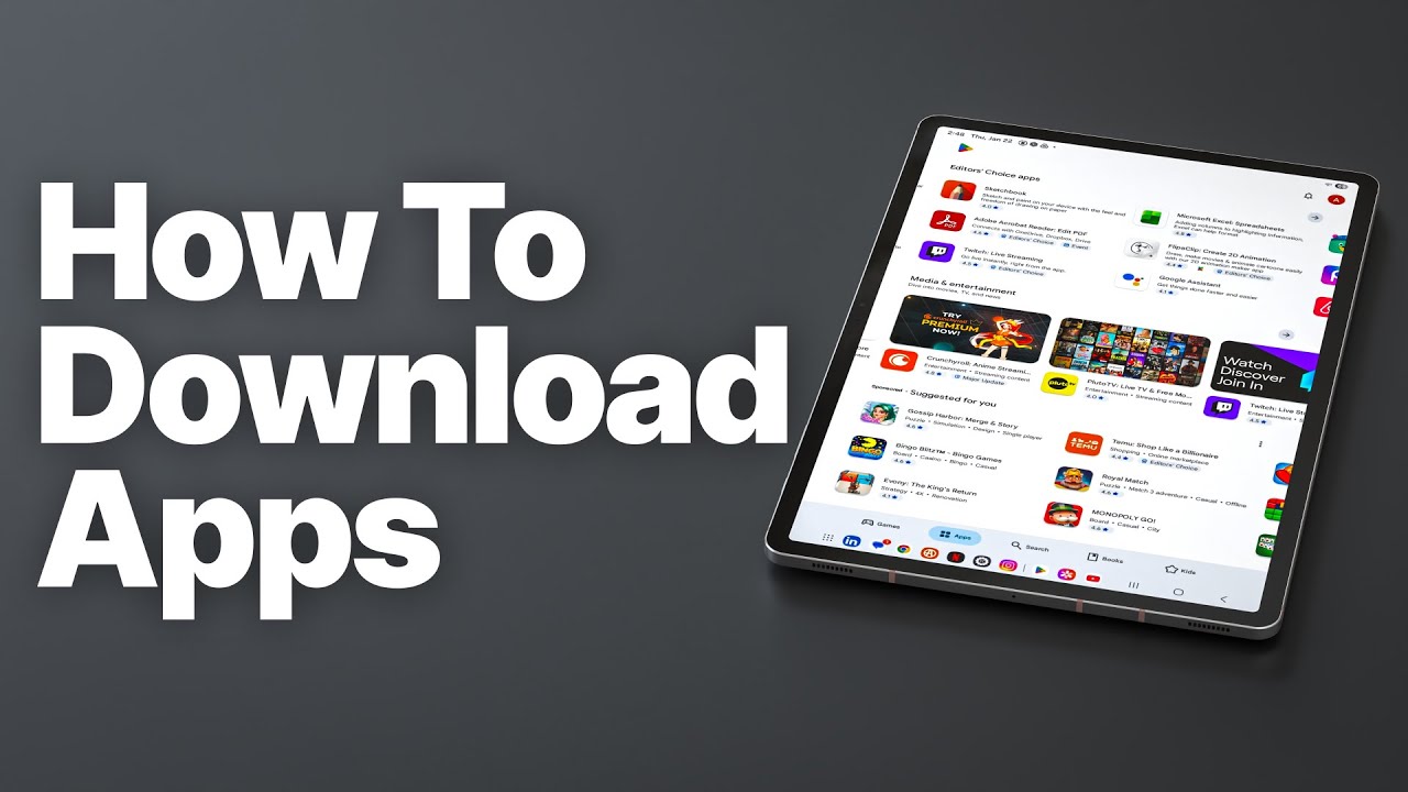 Как скачивать и устанавливать приложения на планшеты Android (руководство для начинающих)