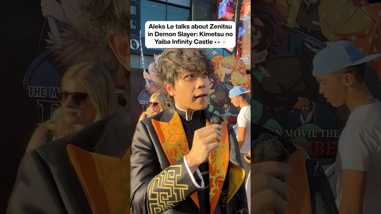 Aleks Le Talks Zenitsu in Demon Slayer: Kimetsu no Yaiba Infinity Castle 