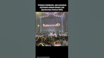 Thomas Ramdhan Sasaran Guyonan Ahmad Dhani Lagi  | Synchronize Festival 2022 #shorts #videoshort