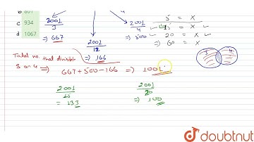 How many natural numbers up to 2001 are divisible by 3 or 4 but not 5? | CLASS 14 | SSC CPO 13TH...