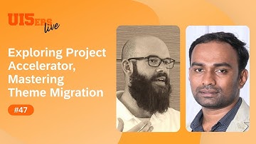 UI5ers live #47: SAP Fiori Tools Project Accelerator & Migrating Themes with UI Theme Designer