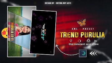 Payer Nukur | New Style Trending Purulia New Lofi Song Status Editing in Alight Motion Editing Video