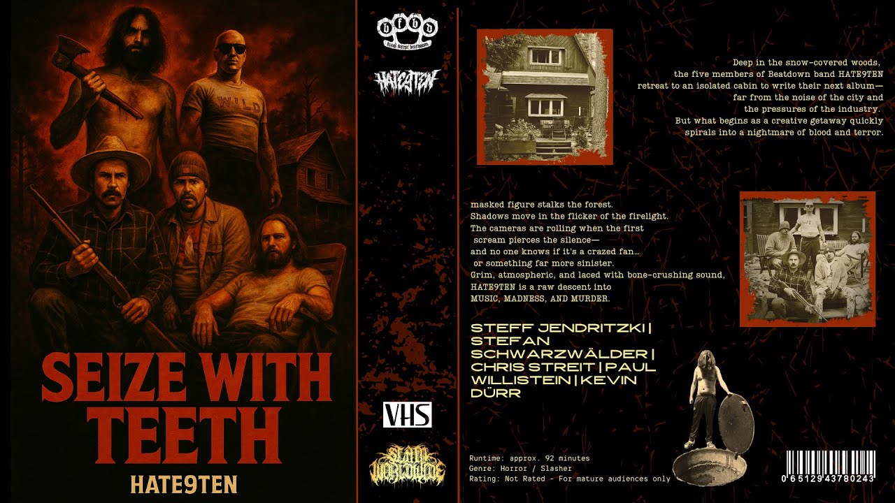 HATE9TEN - SEIZE WITH TEETH [OFFICIAL MUSIC VIDEO] (2025) SW EXCLUSIVE