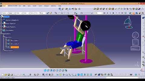 How to do Catia V5 Ergonomics Workout Action