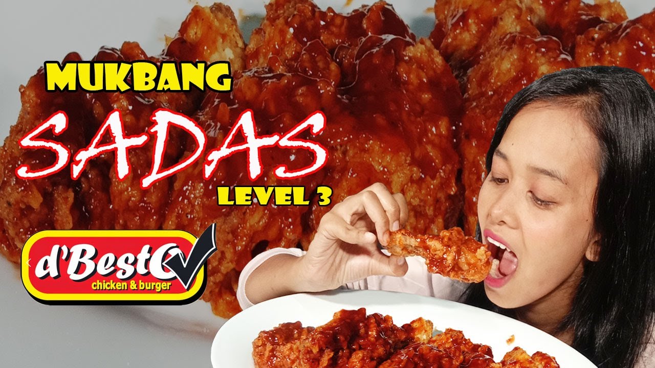 MUKBANG CHIKEN D'BESTO SADAS || RASANYA MEMANG PEDAS