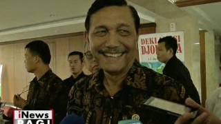 Menko Maritim Luhut Binsar, akan lanjutkan pembangunan reklamasi teluk Jakarta - iNews Pagi 14/09