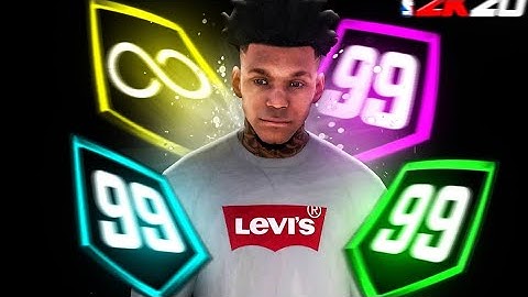 MY NEW BUILD IS A DEMIGOD NBA 2K20! INTERIOR FINISHER  WITH 99 OPEN SHOT  BEST BUILD NBA 2K20!