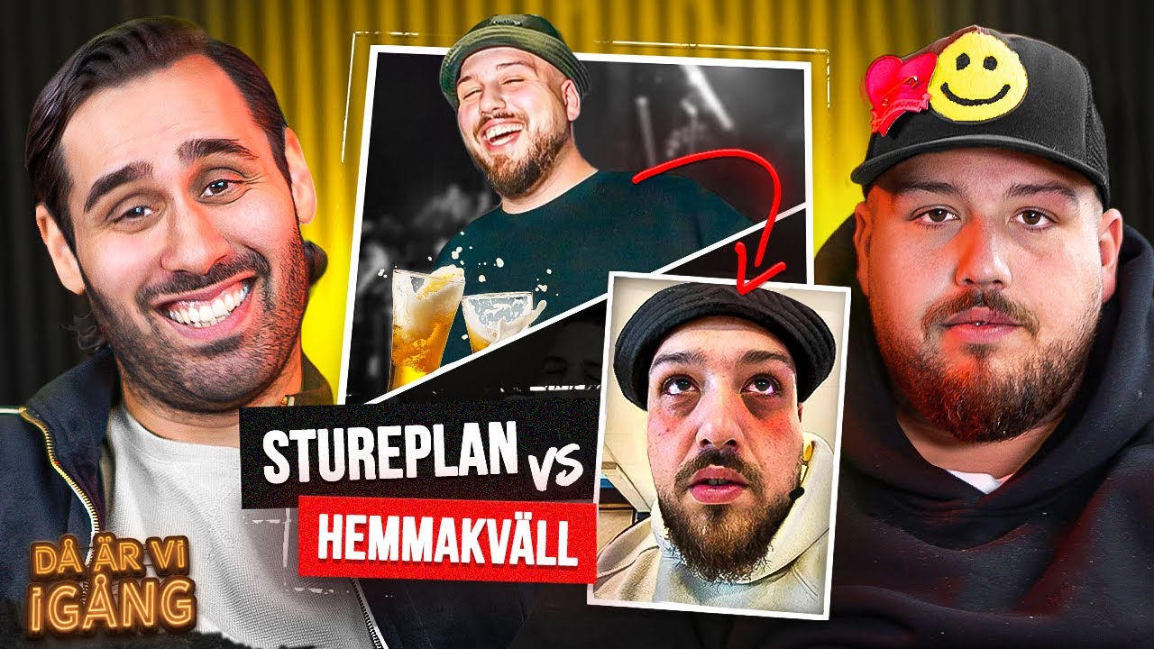 DÅ ÄR VI IGÅNG: STUREPLAN VS HEMMAKVÄLL