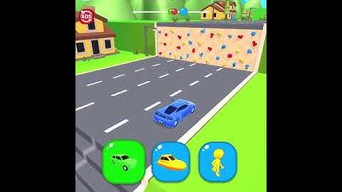 Shape-shifting All Levels Mobile Gameplay Walkthrough iOS, Android Pro Race Game Level 77