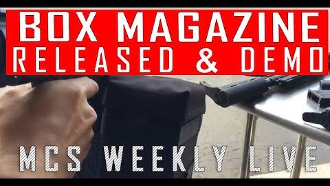 MCS Live Release of Paintball Box Magazine and Shooting Demo With MG100