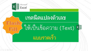 เทคนิคการแปลง Number ให้เป็น Text แบบรวดเร็ว