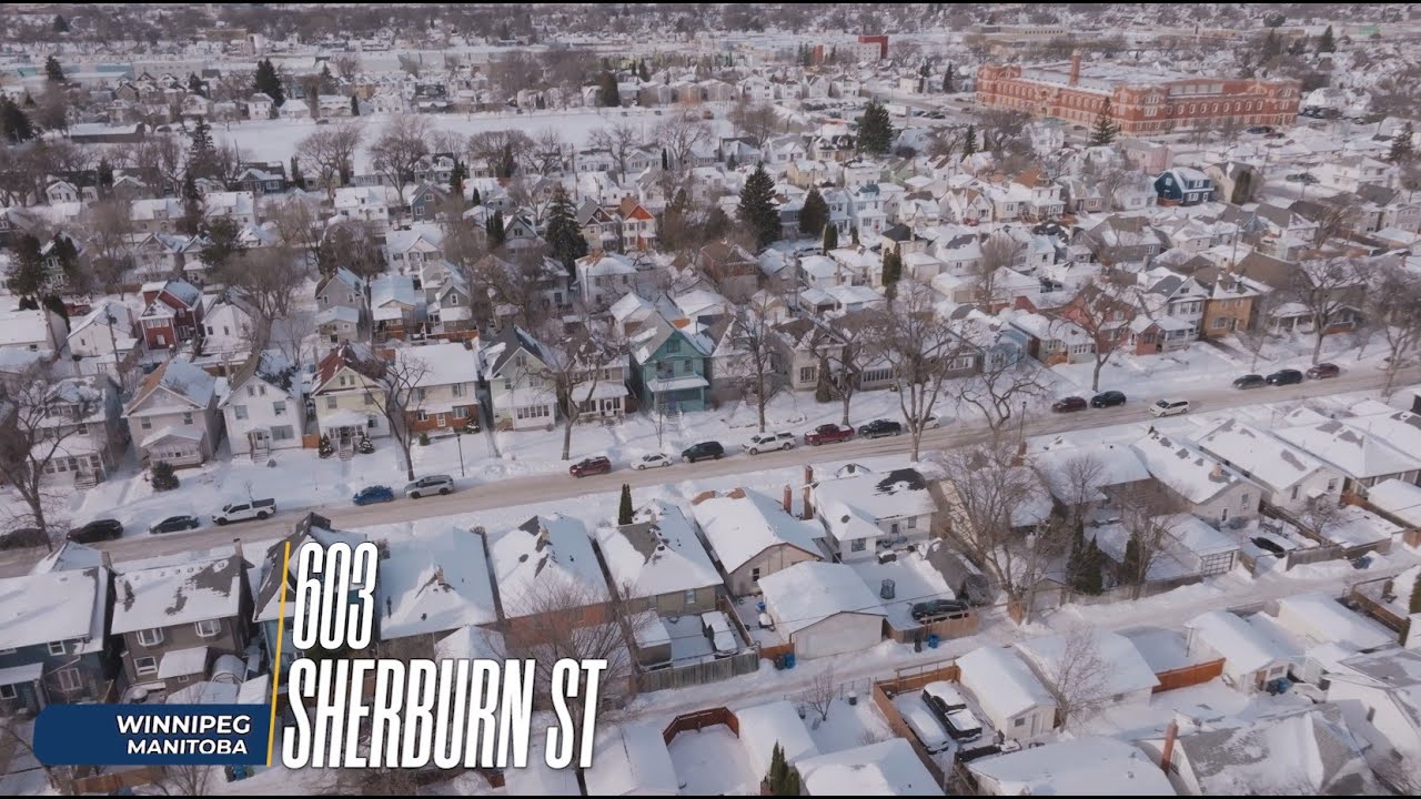 Real Estate Video, 603 Sherburn St, Winnipeg, Non-Branded, 4K