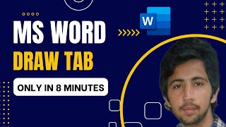 MS Word Draw Tab Tutorial Latest 2024 in Urdu/Hindi.
