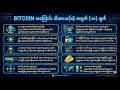 #bitcoin ထဲ ရင်းနှီးမြှုပ်နှံတော့မယ်ဆိုရင် ဒါတွေကို အရင်သိထားမှ ဖြစ်မယ်" 
