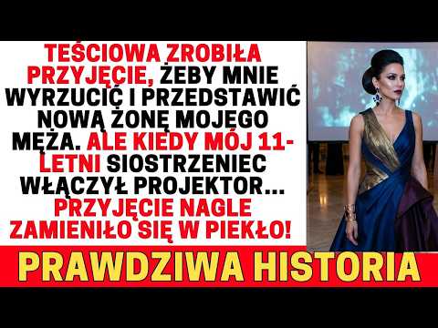 Teściowa zrobiła przyjęcie, by mnie wyrzucić  i przedstawić nową żonę mojego męża . Ale…