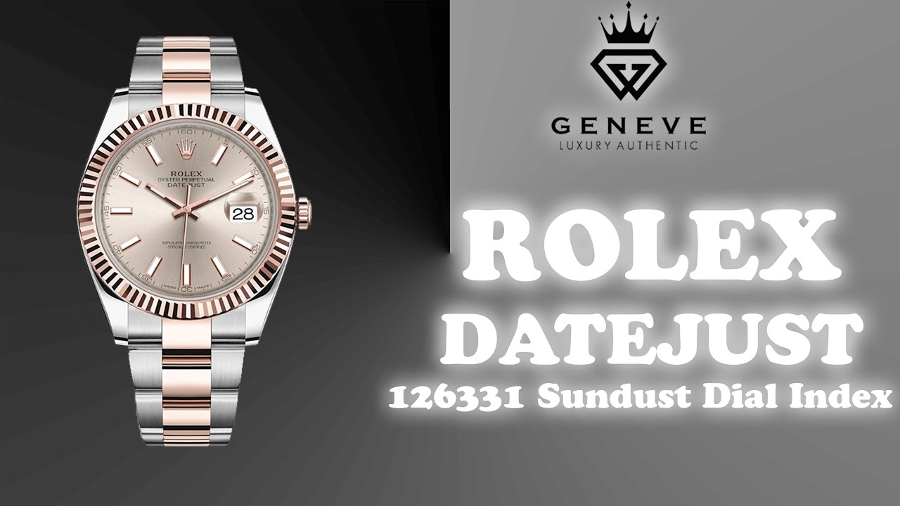 (intro) Rolex Datejust 126331 Sundust Dial Index Fullbox 2019