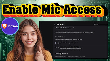 How To Allow Microphone Access in Brave Browser - Full Guide